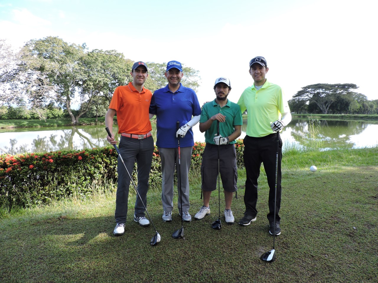 Jairo Quiroga, Nicolás Pérez, Andrés Valero y Daniel García